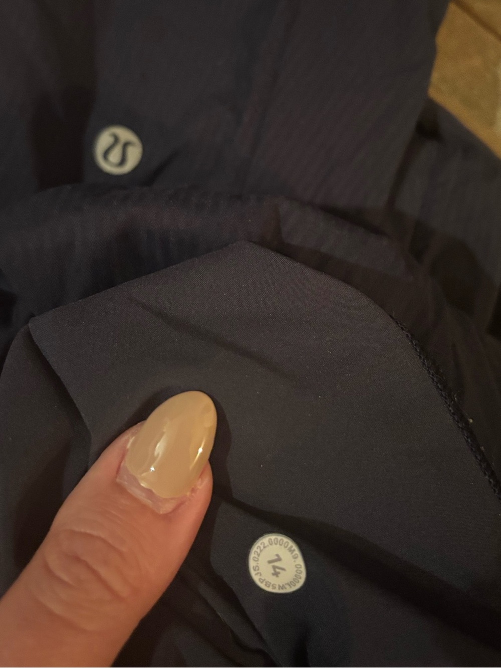 lululemon dance studio joggers in navy blue size 14 dance activewear athletic - Picture 4 of 4